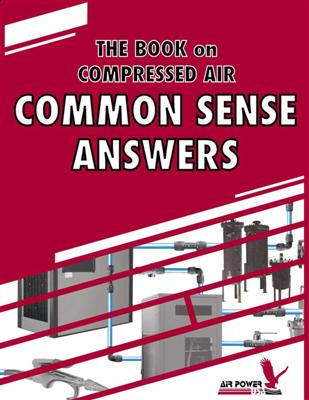 Cover of The Book on Compressed Air: Common Sense Answers.